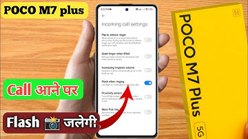 poco M7 plus flashlight on Incoming Call | How To Call On Flashlight poco M7 plus