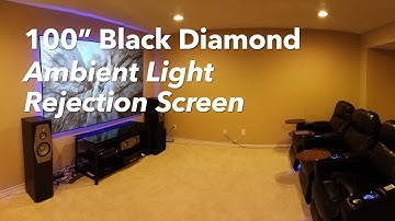Black Diamond Screen - Zero Edge 100"