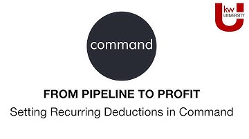 Setting Recurring Deductions in Command | From Pipeline to Profit