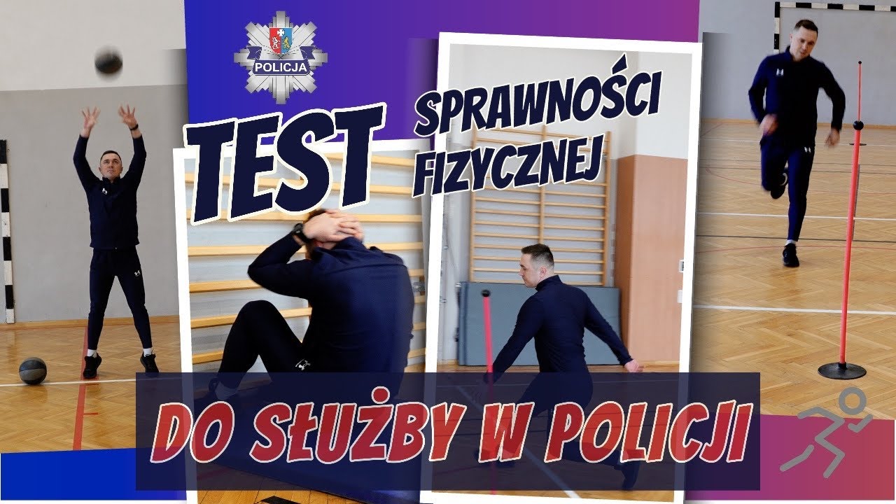 Nowy test sprawności fizycznej dla kandydatów do służby w policji. 