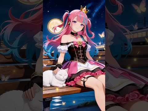 Healing vibes for you too! 🦋#RoseDiva #夜の癒し #MoonlitHealing #治癒系 #星空療法#shortvideo