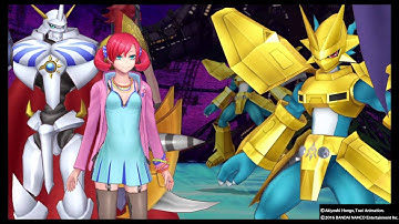 Digimon Story Cyber Sleuth: Meeting Magnamon & Fighting Dynasmon