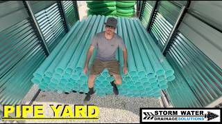 From Our Pipe Yard To Your Job Site We Have Your Drainage Project Covered