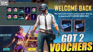 🤩GOT 2 VOUCHERS IN BGMI WELCOME BACK EVENT | UPGRADING A6 ELITE PASS TO PLUS | SPYXFAMILY CRATE.