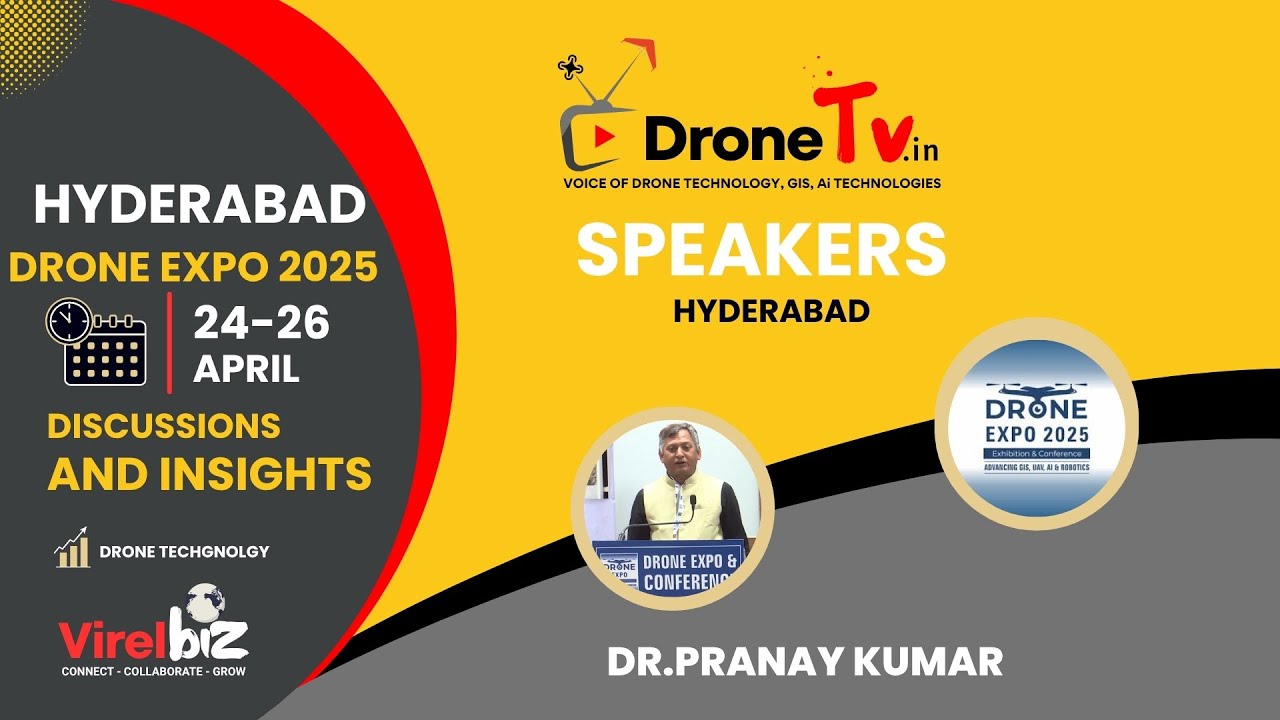 Dr. Pranay Kumar ,Shares His Insights at Drone Expo 2025 | Speakers ...