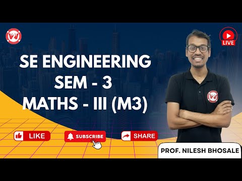 Se Engg | Maths - Iii | M3 | Mumbai University 💻🚀