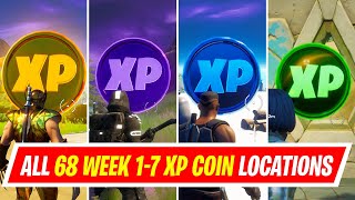 All XP Coin Locations in Fortnite Chapter 2 Season 4 (Week 1-7) - Gold, Purple, Blue & Green XP Coin