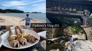 daily vlog) 코로나를 피해  눈치게임 여름휴가 다녀온 브이로그 l 해남 땅끝마을 여행 일기 l 계약직 취준생 일상 l 강아지 동반여행 l Korean tour vlog