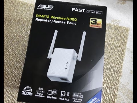 Wzmacniacz Repeater Asus RP-N12 Wifi N300 tutorial - konfiguracja