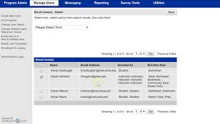 Add Staff Instructors to Multiple Courses