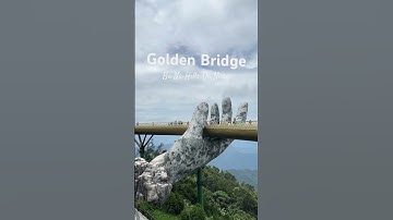 Golden Bridge Ba Na Hills Da Nang.  #travel #vietnam #danang  #goldenbridge