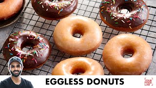 Eggless Donuts Recipe | Soft Fluffy Easy | एगलेस डोनट्स की रेसिपी | Chef Sanjyot Keer