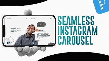 Design an Instagram seamless carousel on pixellab