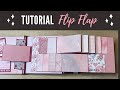 Tutorial Accordion Scrapbook Page | DIY Flag Album | Flip Flap Card