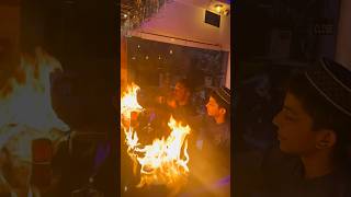 Haevy Fire Shot Drink 😱😱🔥🔥🥃🥃 #shorts #halaldrink