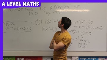Factorising the Difference of Two Squares | A Level Maths AS - Episode 10