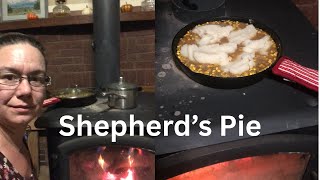 A wood stove meal for power outages