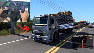 Ford Cargo 2422 - Carregamento De Cimento Euro Truck Simulator 2 Logitech G27 Gameplay