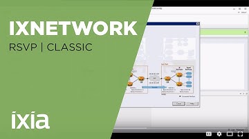 IxNetwork RSVP - Classic