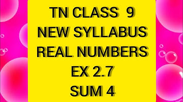 TN Samacheer 9 Maths Real Numbers Ex 2.7 Sum 4