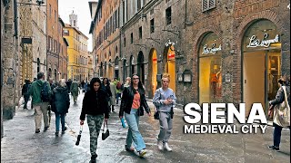 A walking tour of Siena, Italy: Discovering its landmarks, architecture and charming side streets 🇮🇹