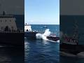 ⚠️ Navy Training Gone Wrong – Military Ship Hits Civilian Boat!