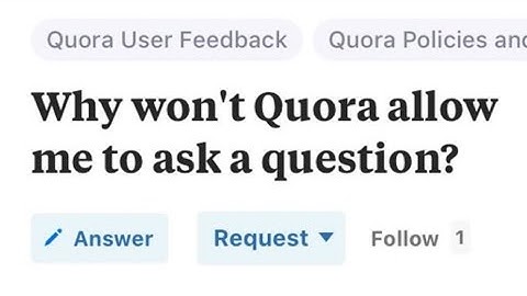 Stupid quora questions. 