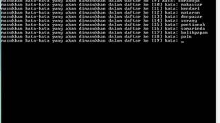 TTS 20 nama kota di indonesia, disusun menggunakan aplikasi program c++ screenshot 5