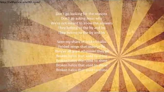 CHRIS STAPLETON Broken Halos Lyrics CHRIS STAPLETON Broken Halos Lyrics