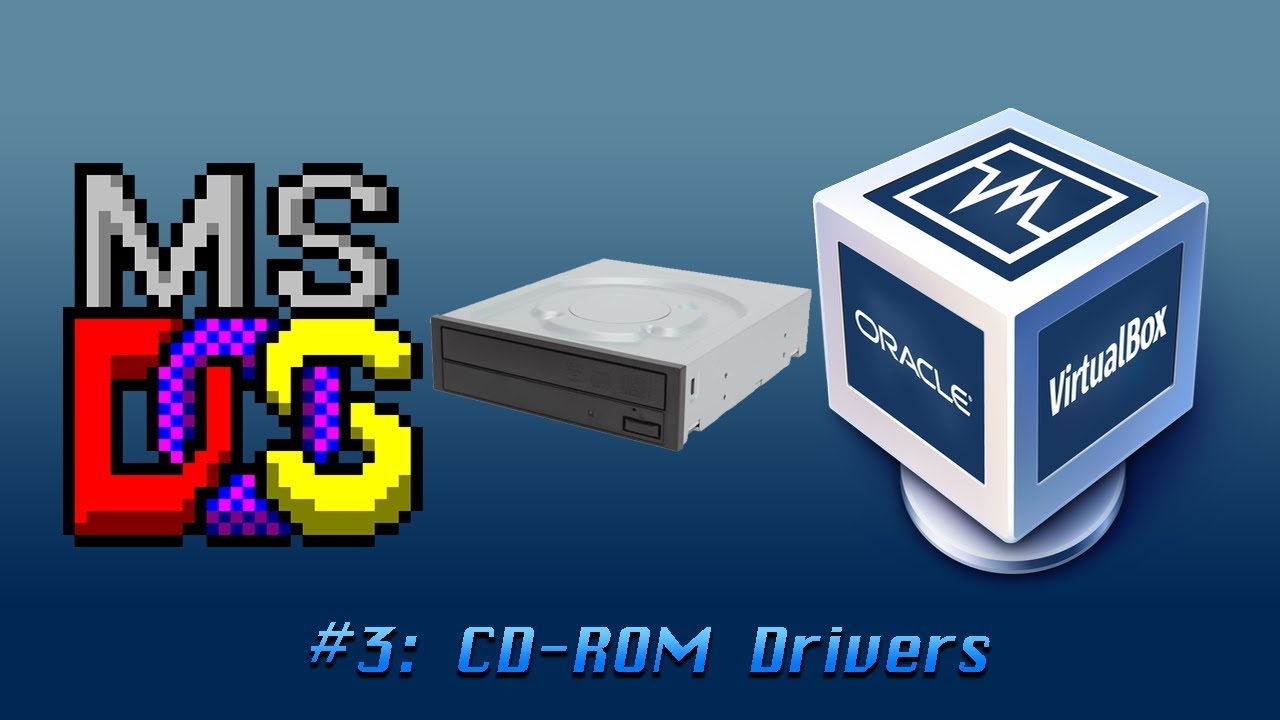 How to set up CD-ROM Drivers in DOS 6.22 - YouTube