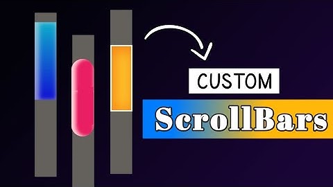 Custom Scrollbars Using CSS Hindi Tutorial