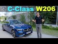 2022 Mercedes C-Class driving REVIEW - the almost EV C-Class with the new W206 PHEV range test!