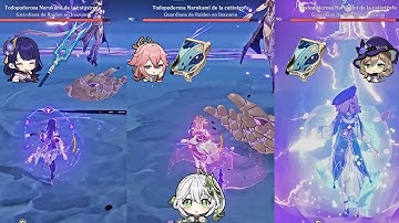 C6 Lisa vs C1 Yae Miko vs C0 Raiden Shogun: Who is better with C2 Nahida?