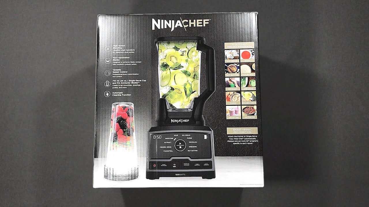 Ninja Chef™ Professional Blender, CT800 Tested Working