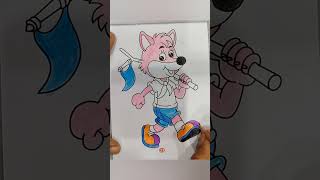 How to color a fox 🦊 | Easy Drawing & Coloring for Kids | Fun Learning Video | Ananya Art World