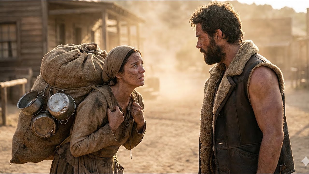 «No valgo mucho, señor… pero sé cocinar», dijo la viuda sin hogar al solitario ranchero de las monta