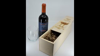 Custom Engraved Wooden Wine Boxes