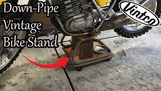 Downpipe Bike Stand- VintCo Vintage Dirt Bike Tech Tip by VintCo 630 views 1 year ago 1 minute, 7 seconds