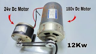 I turn 180v treadmill motor into 12000w New Powerfull Generator 100% Working