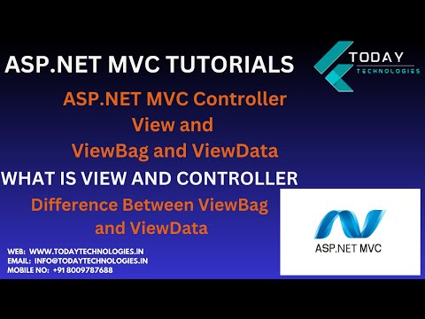 What Is Controller and View in ASP.NET MVC | ViewBag and ViewData | Controller and View  ASP.NET MVC
