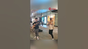 Thumbnail of Cat in Taiwan busks with owner, wins over the internet with meows