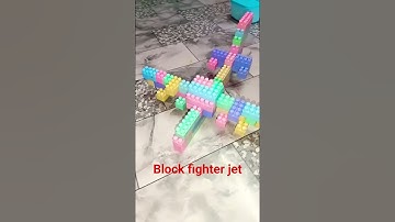 Block Fighter plane #cartoonvideo #craftidea #blockslego #blocksgame  #buildingblocks #housevideo