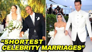 Shortest Celebrity Marriages In History