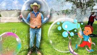 Outdoor Bubble Fun | Huge Bubbles for Kids