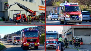 [FIRE DRILL IN THE LOGISTICS CENTER] Ljubljana Fire Brigade, ICU+Fire Units Ljubljana Sector West