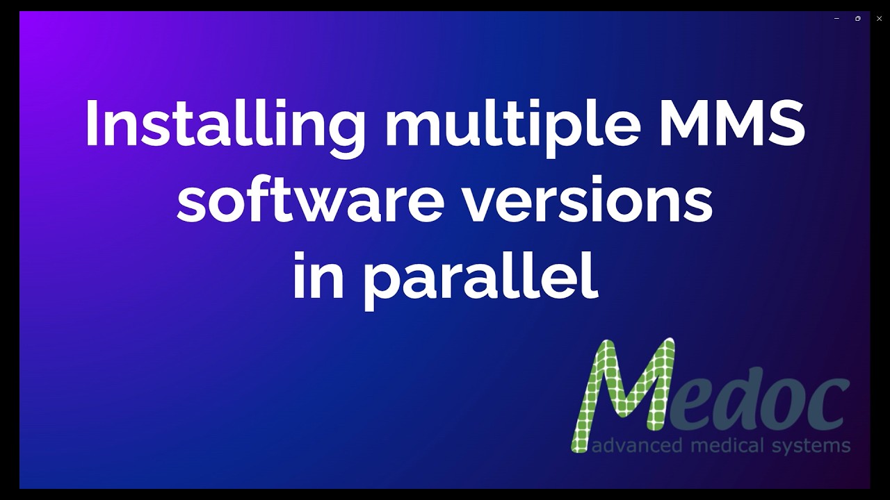 Installing multiple MMS software versions in parallel