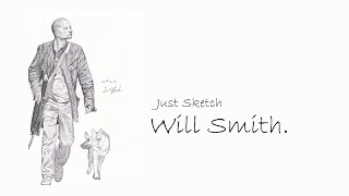 Pencil Sketch Time Lapse | Will Smith