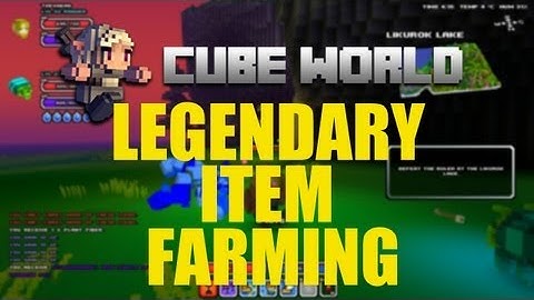 Cube World Alpha Legendary Item Farming Guide [Old 2013]