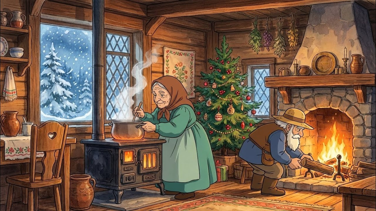 Living a Quiet Life in Winter ❄️ Cozy Christmas Routine | Ghibli Silent Days | ghibli style Video
