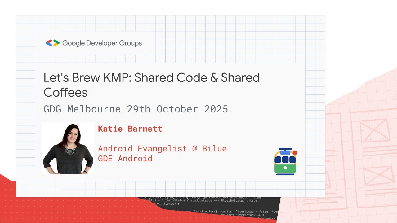 Katie Barnett - Let's Brew KMP: Shared Code & Shared Coffees - YouTube